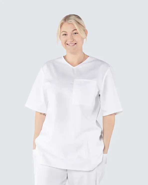 Kentaur Comfy Fit Hvit Kittel