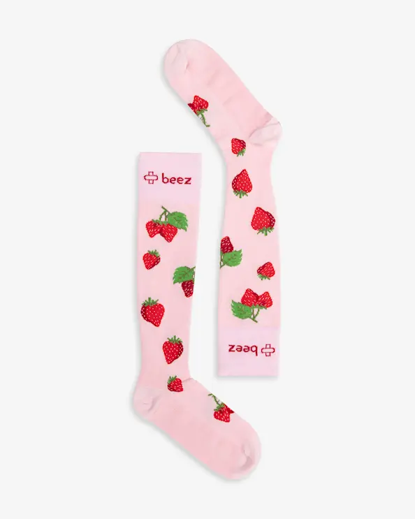 Beez Støttestrømpe Joanna Lyserød