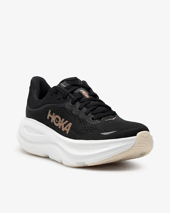 Hoka W Bondi 9 Sneaker Black/Rose Gold