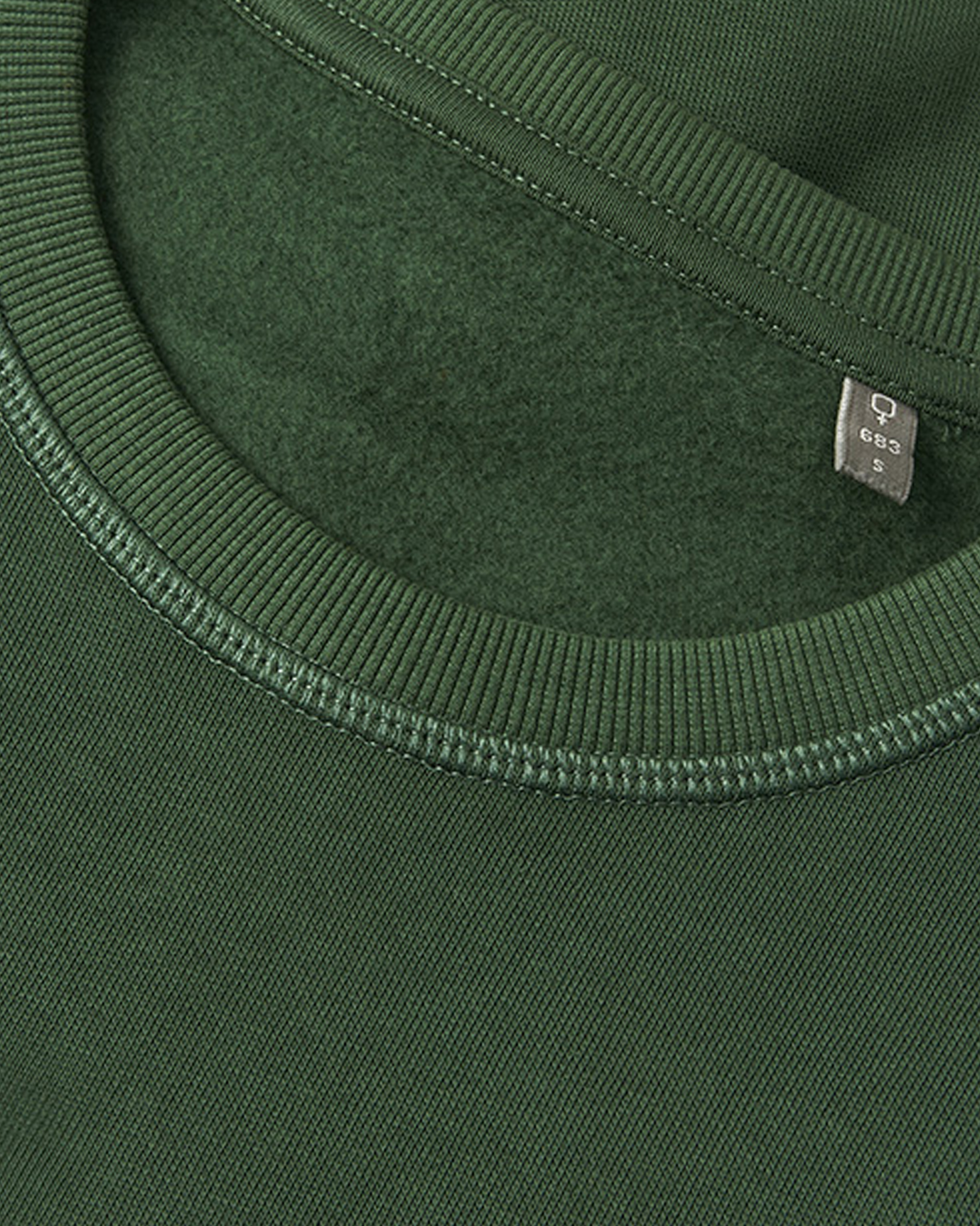 ID Identity Sweatshirt 0683 Dame Mørkegrøn