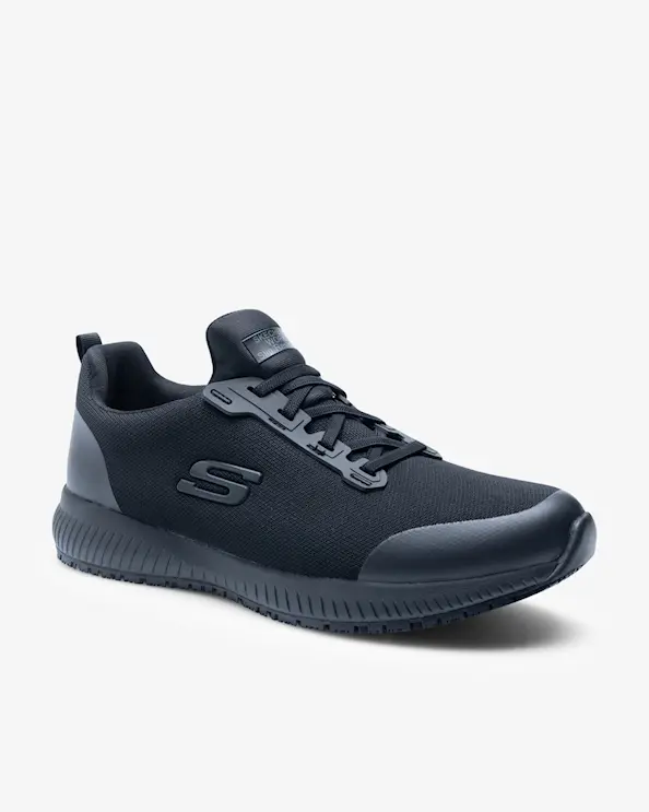 Skechers Squad Slip-on Sneaker Rymlig Svart