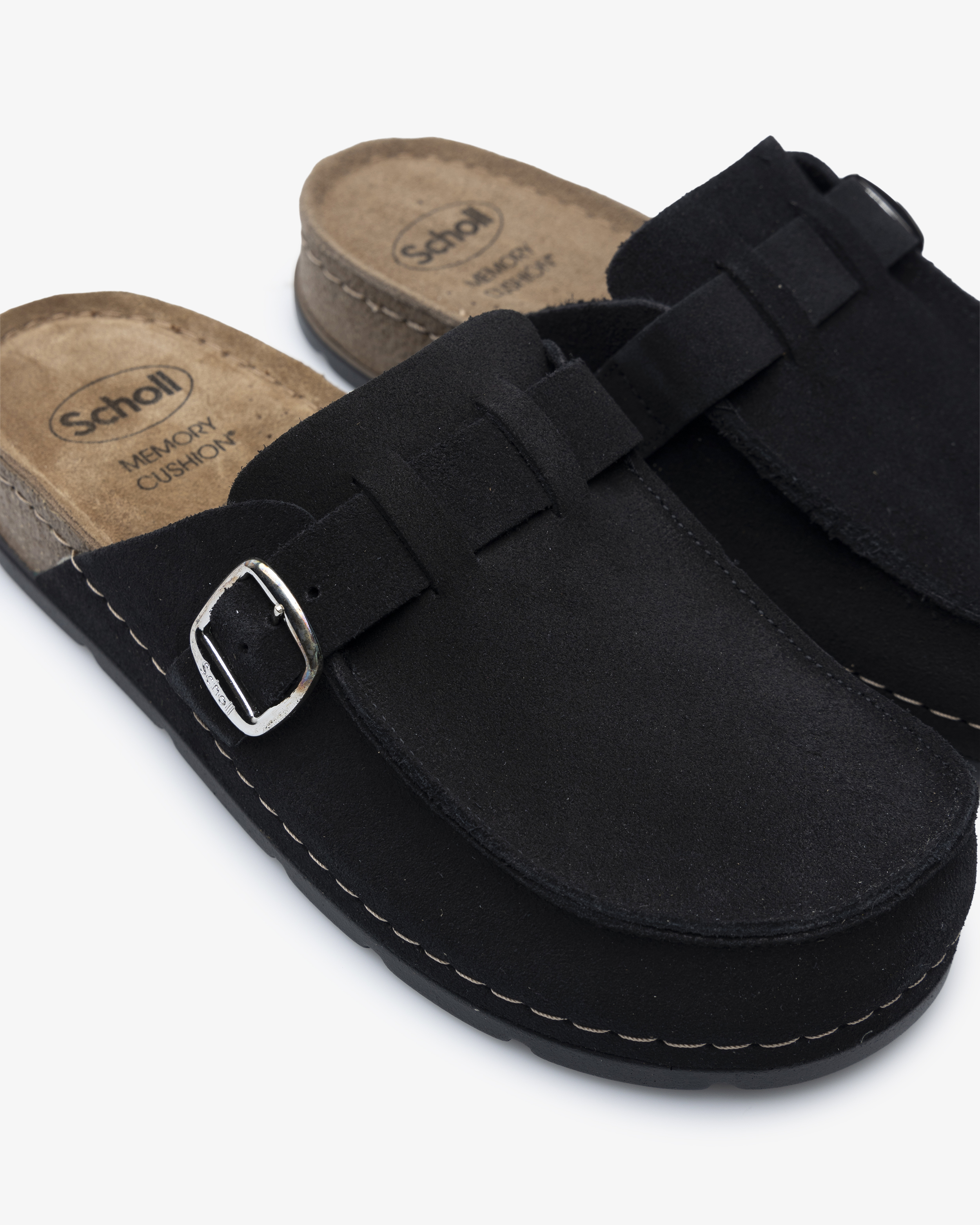 Scholl Bora Moccasin Sort