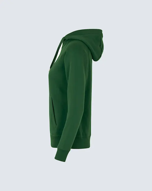 ID Identity Core Hoodie Zip Dam Mörkgrön