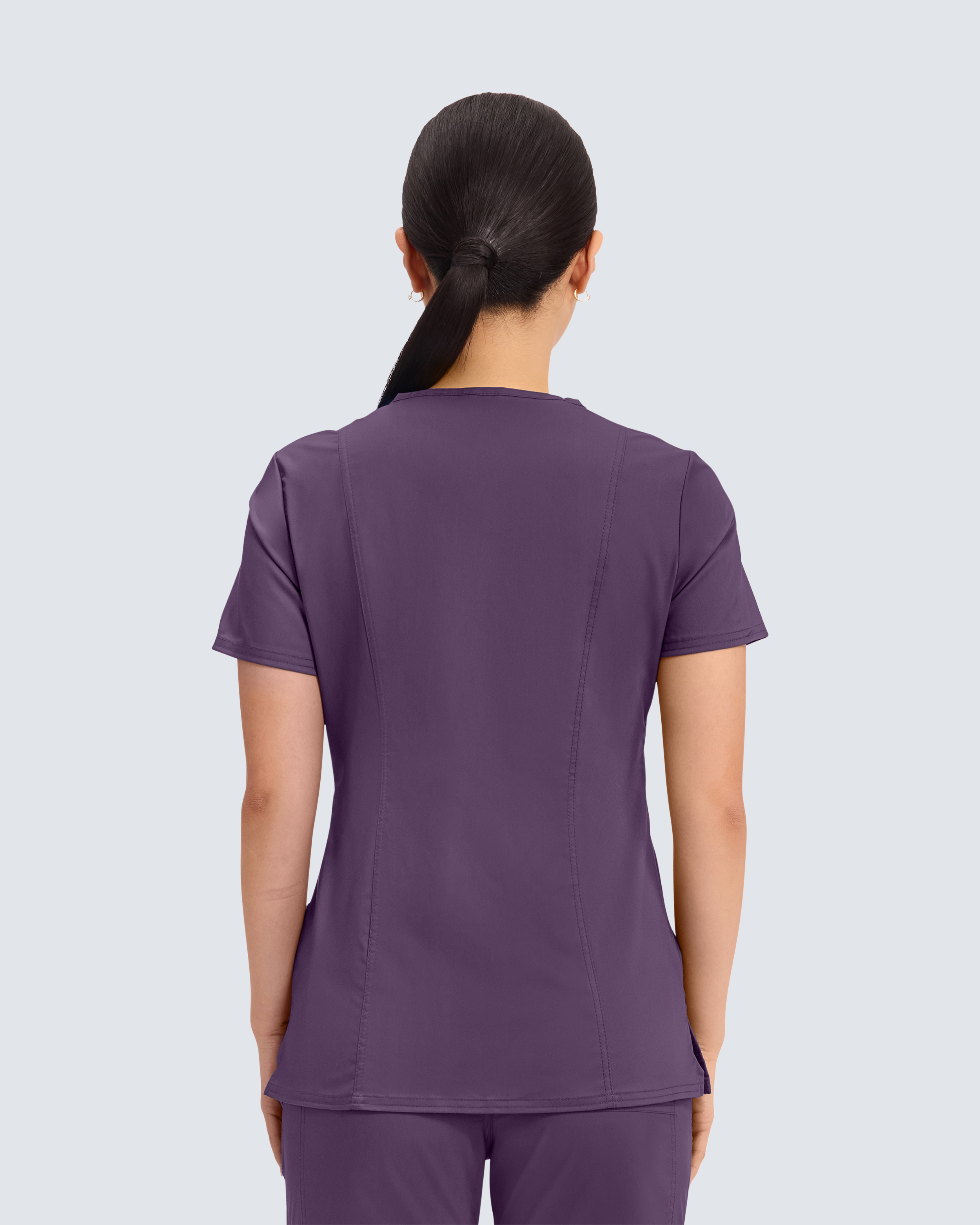 Cherokee Revolution Mock Wrap Top WWE610 Lilla