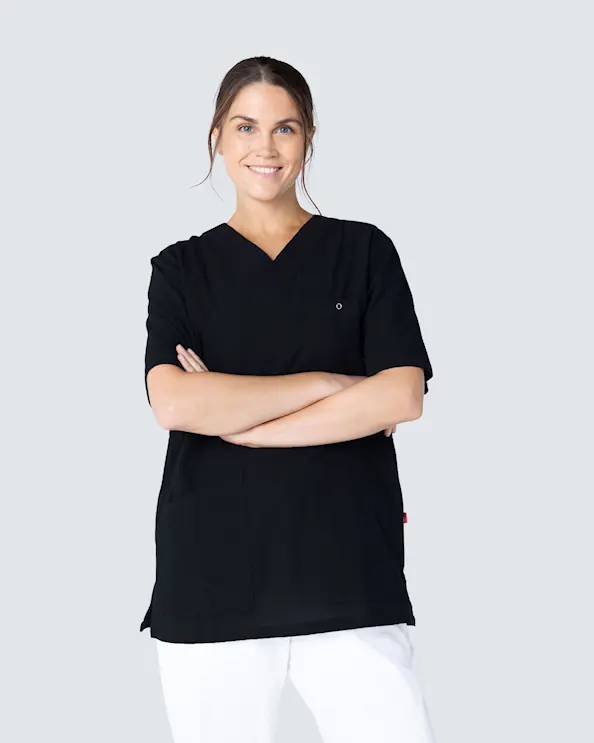 South West Cotton Crinkle Calle Bussarong Unisex Svart