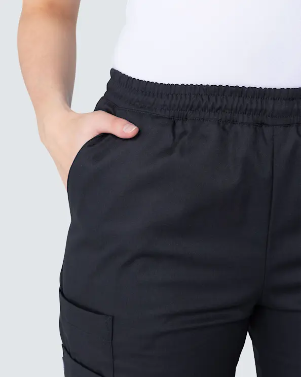 Almedahls Musta Mansettihousut Unisex