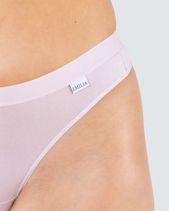 G-strengs-trusse Bambus Pink
