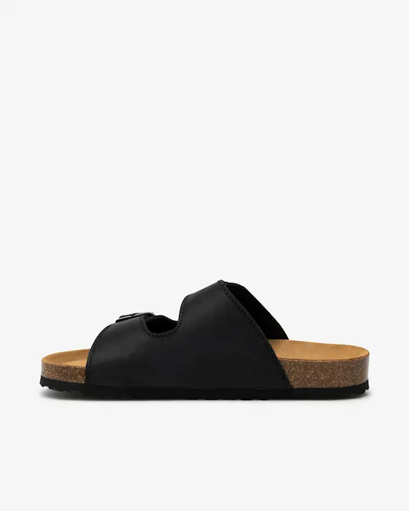 Embla 2185 Airbed Sandal Bred Svart