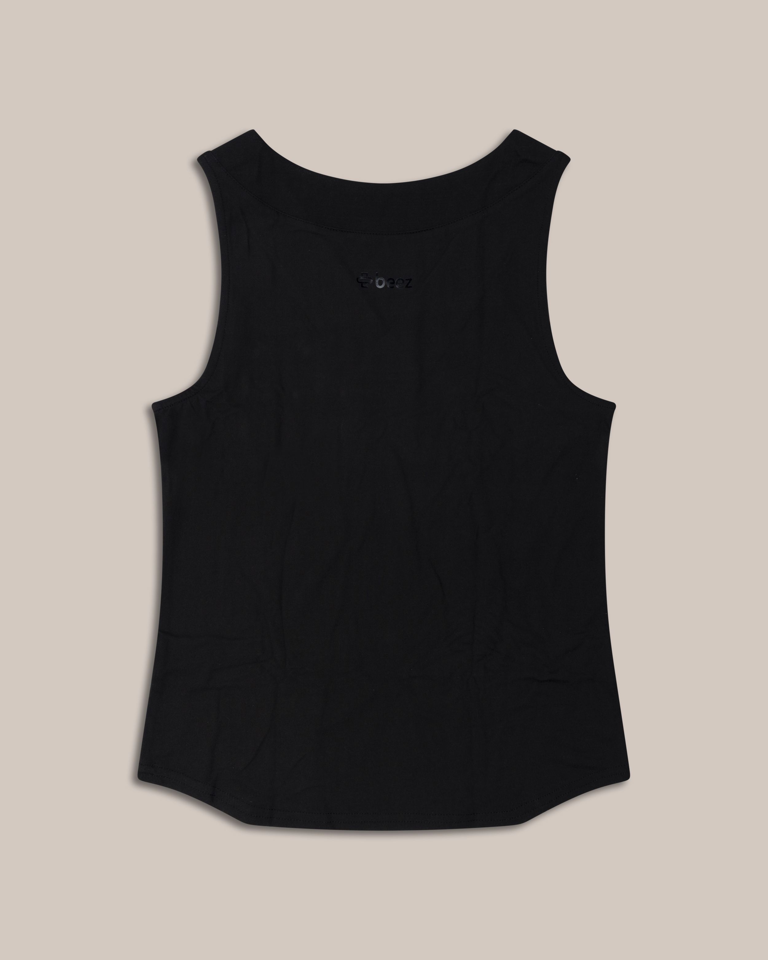 Beez Singlet V-hals Svart 3-pakning