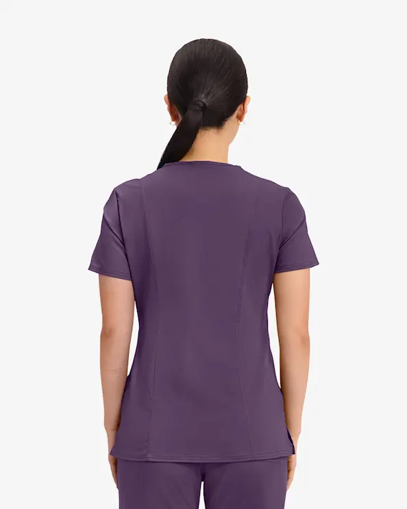 Cherokee Revolution Mock Wrap Top WWE610 Lilla