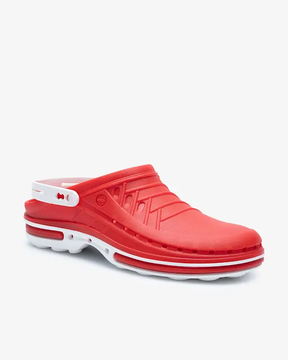 Wock Clog Red w/ Strap Hygieniakenkä
