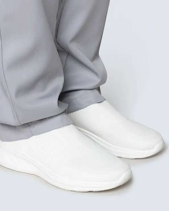 Kentaur arbeidsbukse med elastisk midje Marine Lysegrå