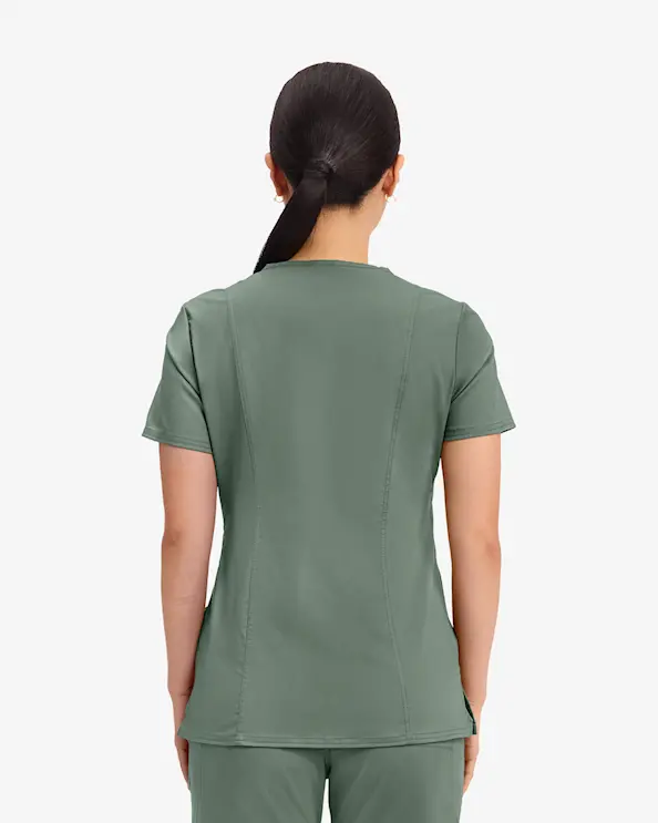 Cherokee Revolution Mock Wrap Top WWE610 Olivengrøn