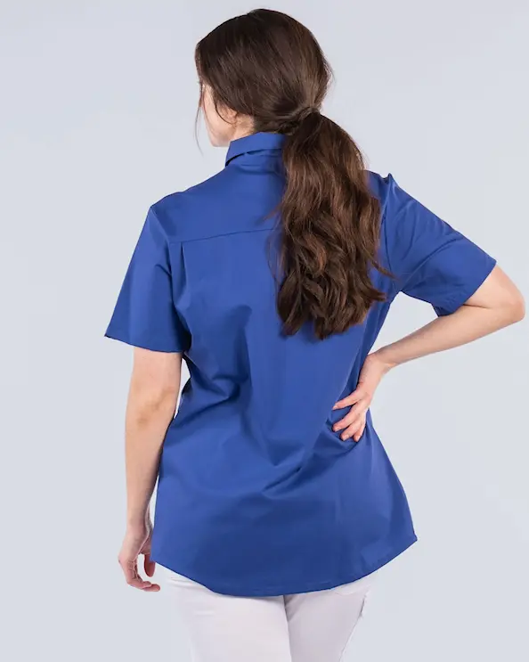 Almedahls Blå Skjorte Dame