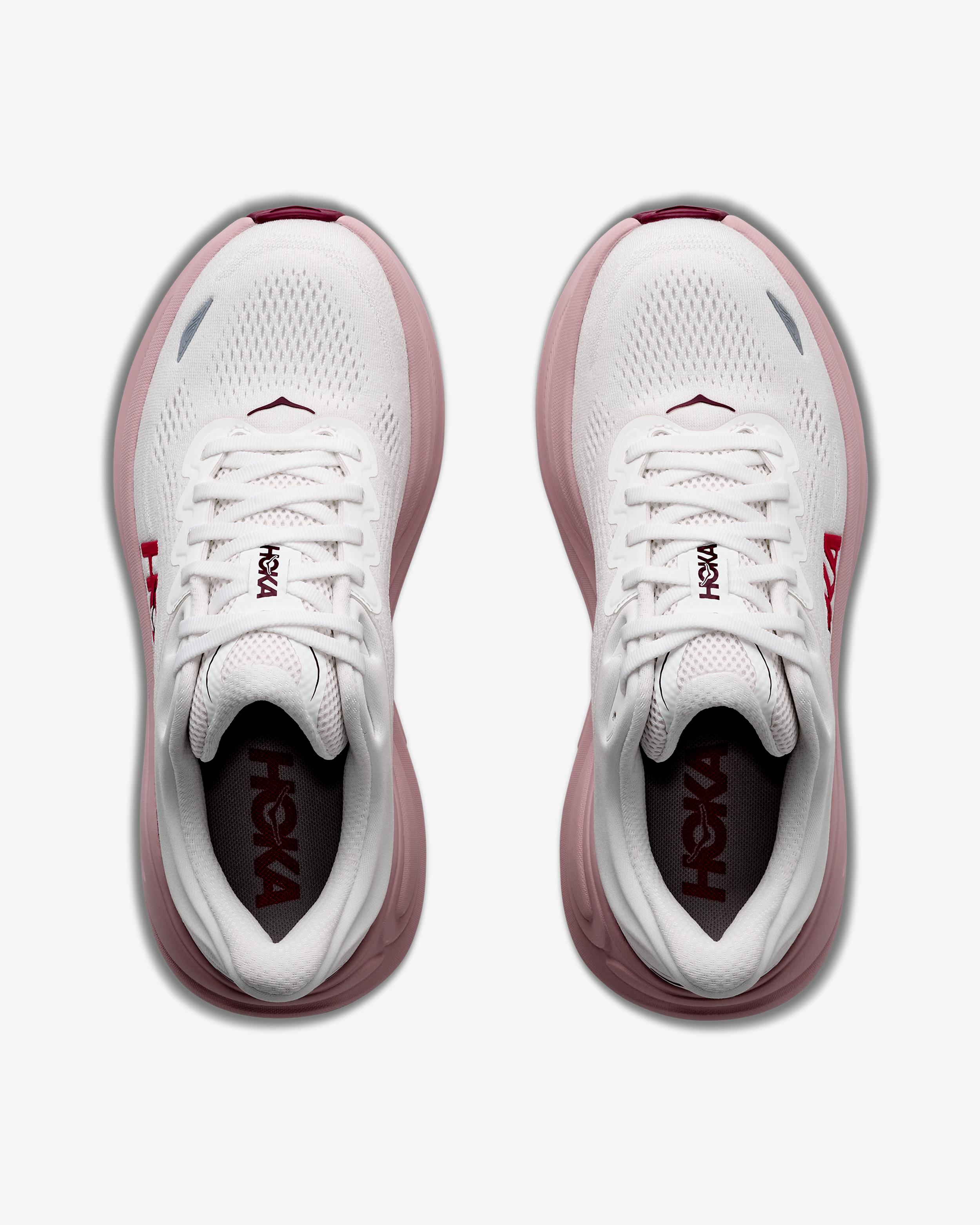 Hoka W Bondi 9 Sneaker White/Pink Opal