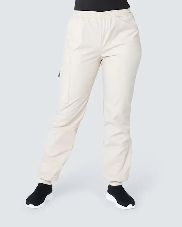 Almedahls Khaki Bukser med Manchet Unisex