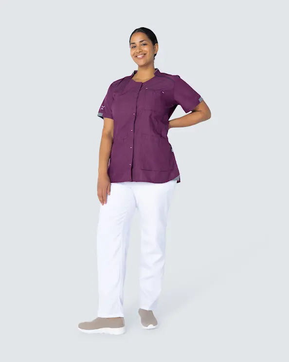 Nybo Sporty Shirt Naisten Viininpunainen