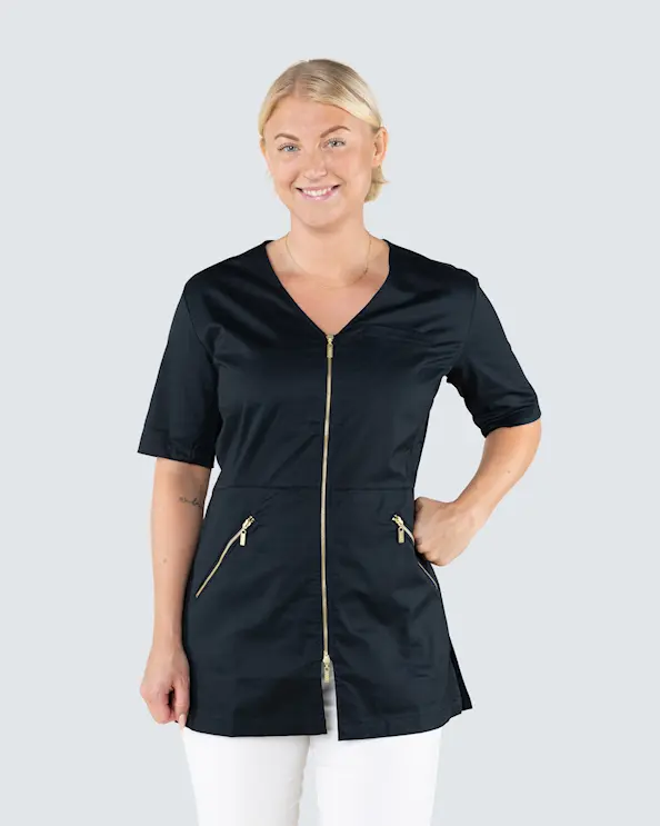 WAW Filippa Zip Top Svart