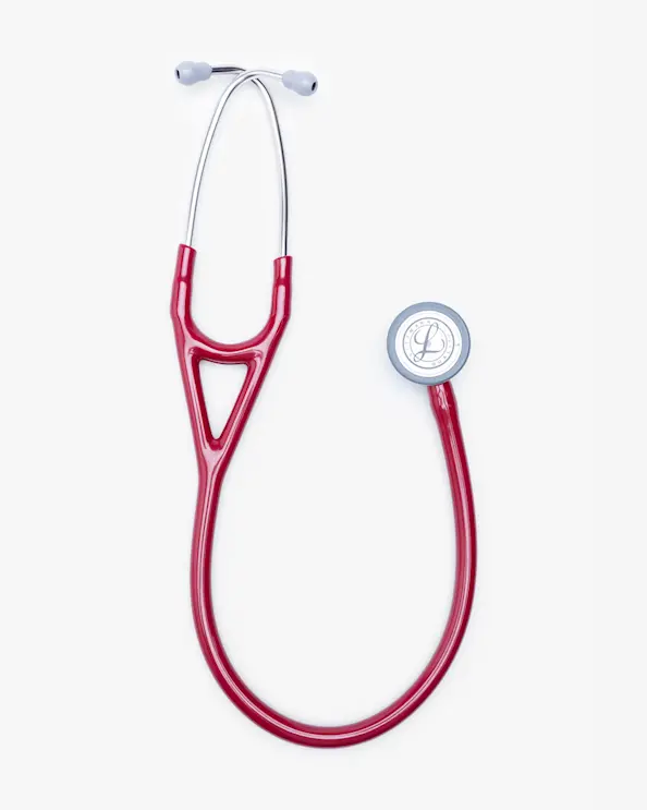 Littmann Cardiology IV Stetoskop Mørkerød/Rustfrit stål