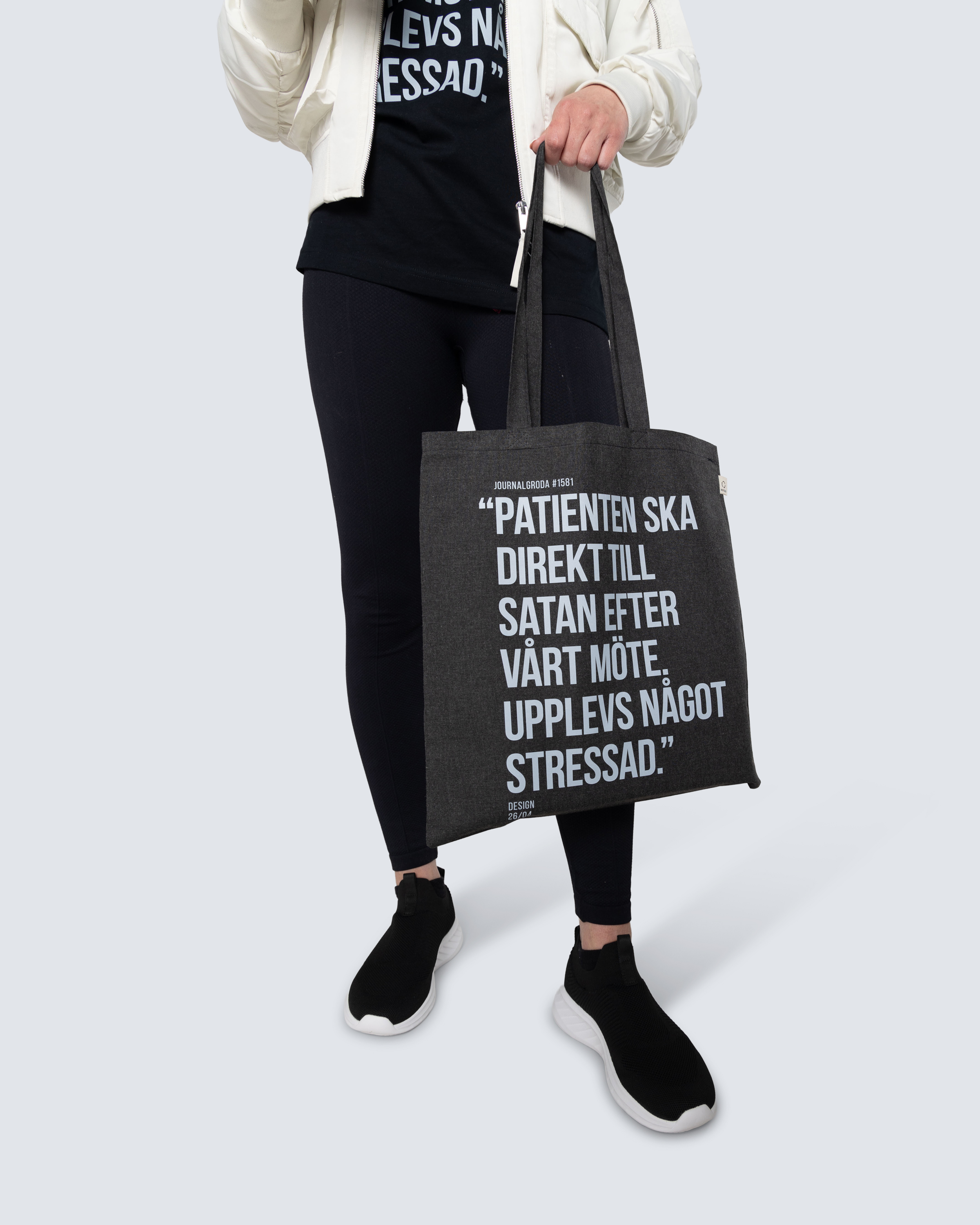Journalgrodor Tygväska #1 Svart/Grafit