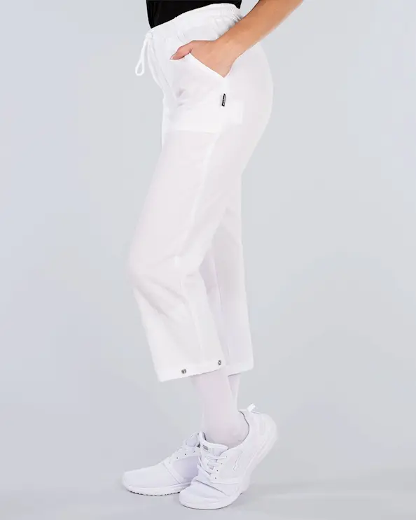 Hejco Crinkle Kari Hvid 3/4 Bukser Unisex