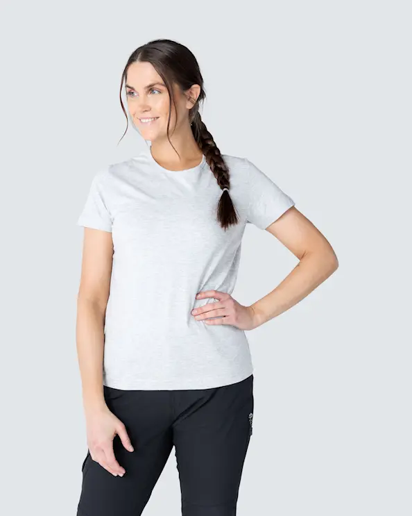 South West Venice Gråmelerad T-shirt Dam