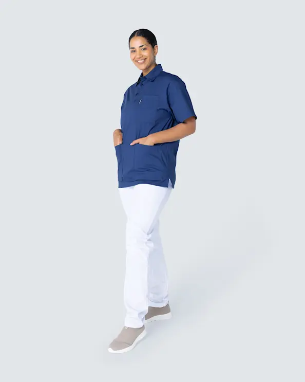 Almedahls Laivastonsininen Kauluspusero Unisex