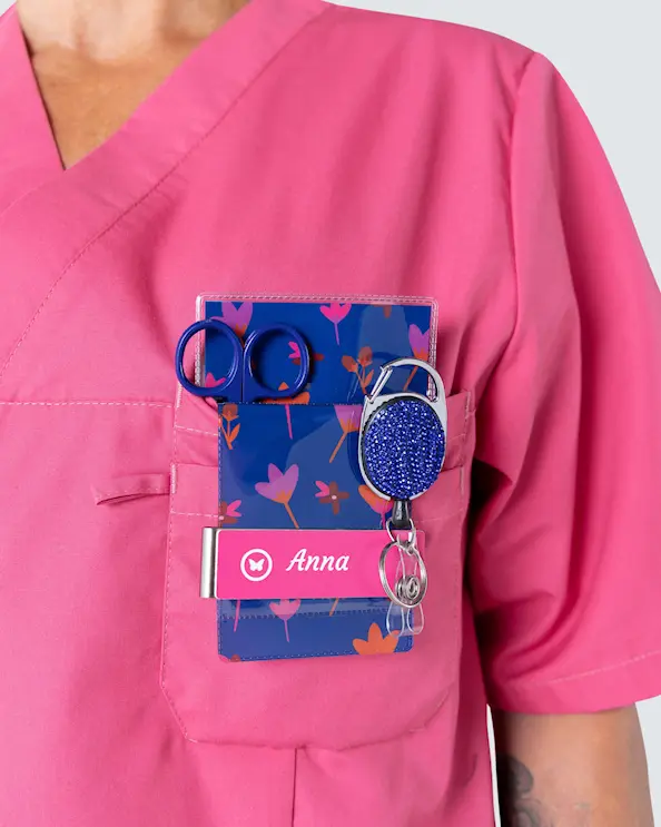 Jojo Korthållare Glitter Blå