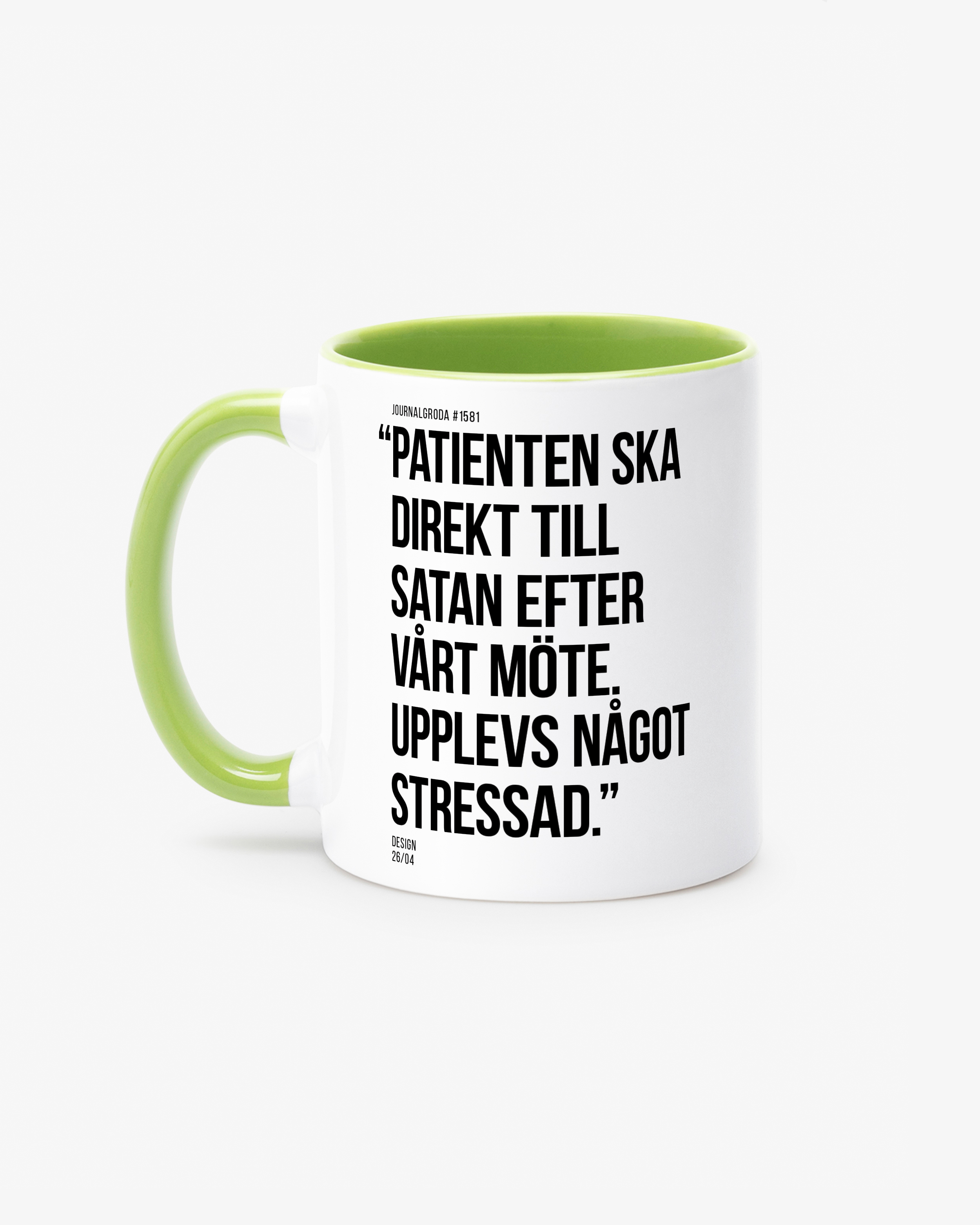 Journalgrodor Mugg #1 Grön