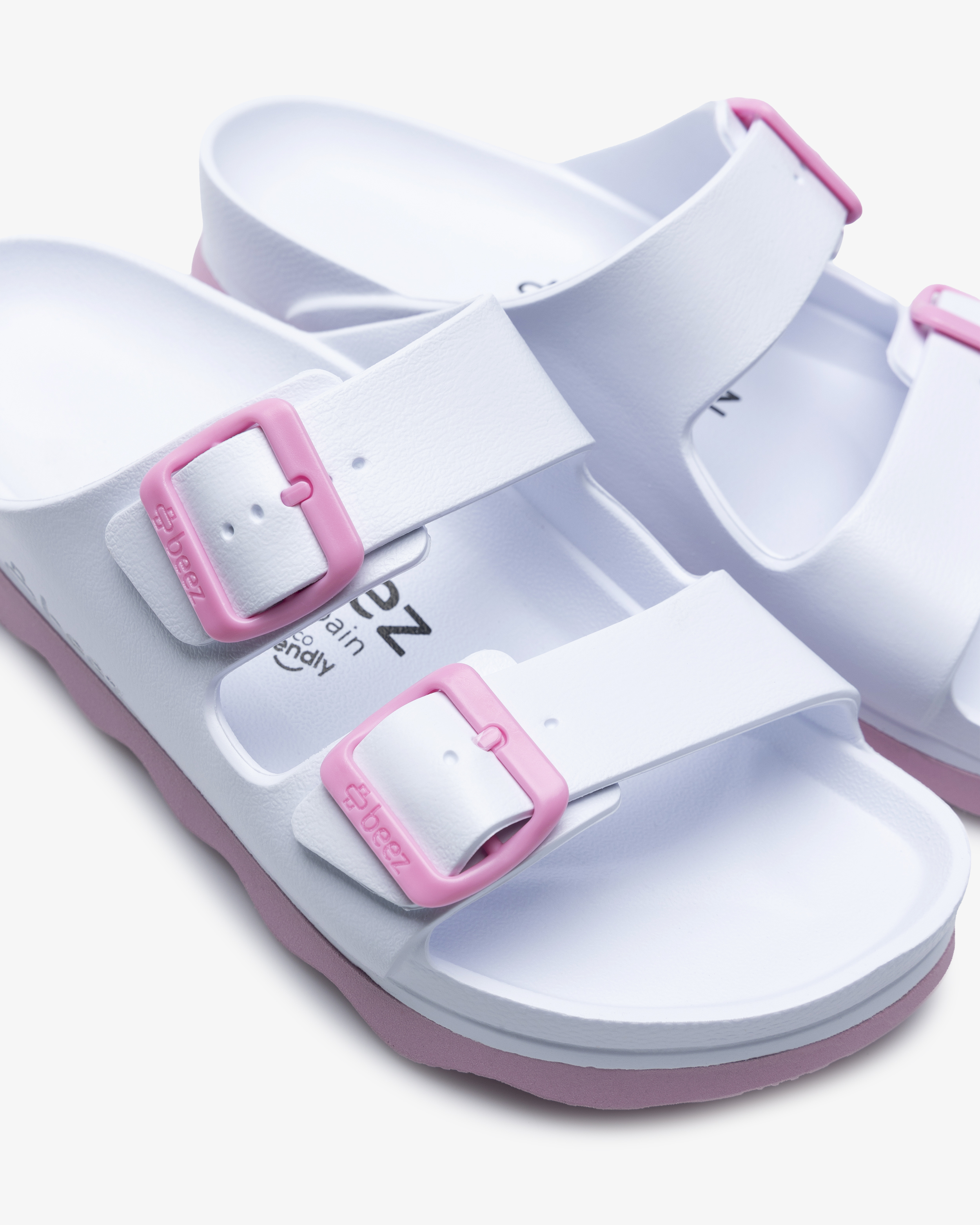 Beez Vivi Sandal Vit/Rosa