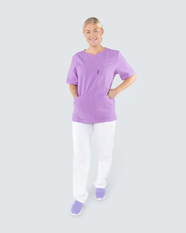 Almedahls Lila Krinklad Bussarong Unisex