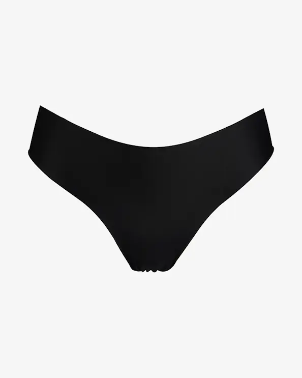 Laserleikatut brasilialaiset alushousut pitsillä Eve Musta