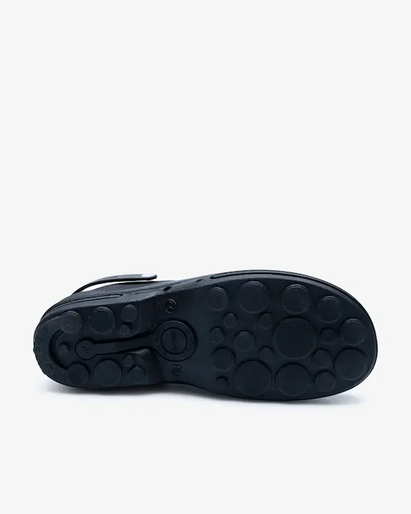 Wock Clog Black w/ Strap Hygiensko