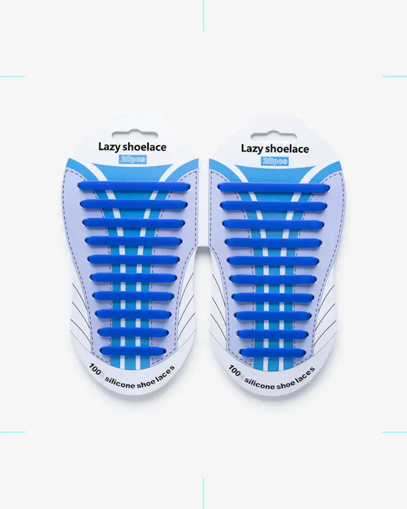 Lazy Shoelace Blå