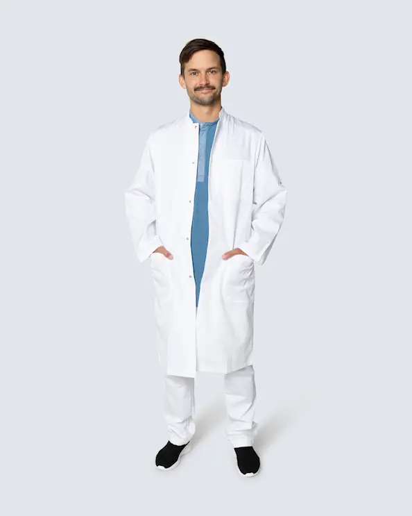 Kentaur legefrakk unisex Hvit
