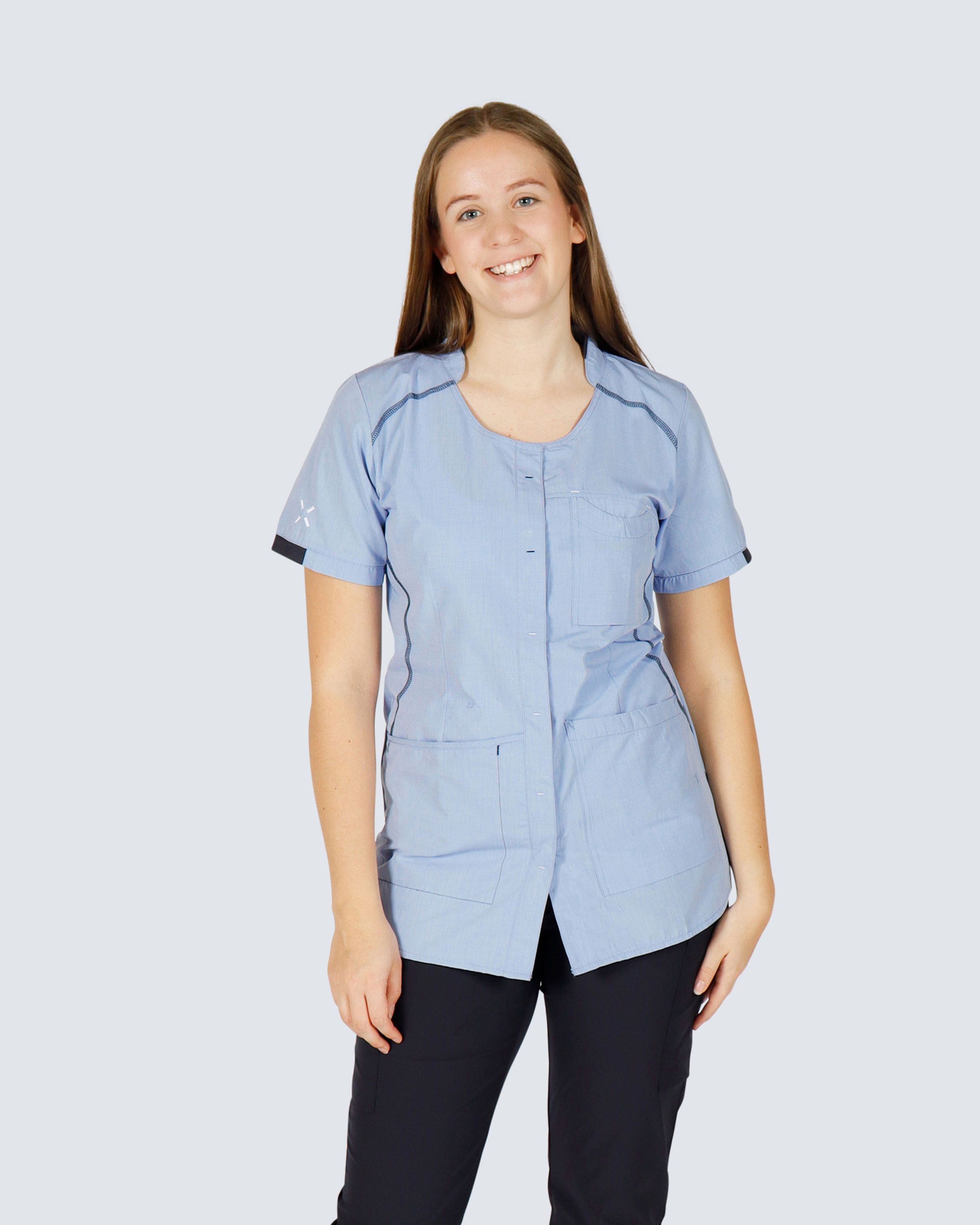 Nybo Sporty Dame Skjorte Lyseblå