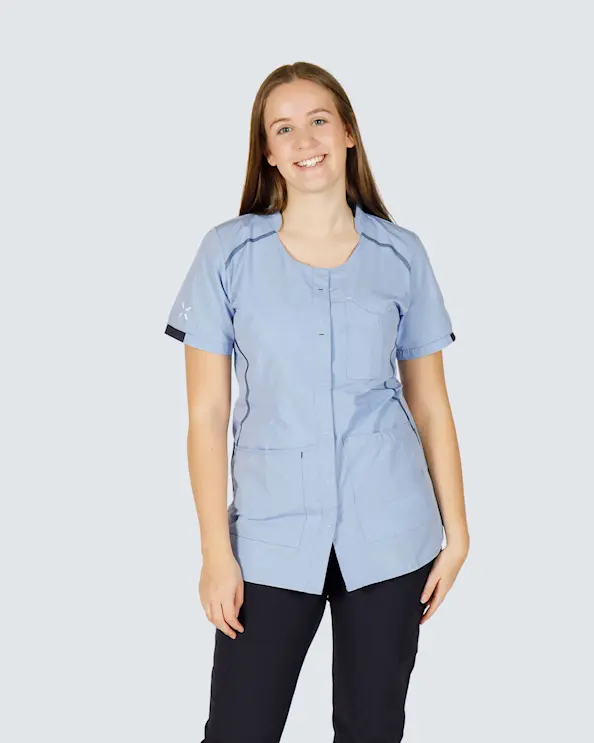 Nybo Sporty Shirt Naisten Vaaleansininen