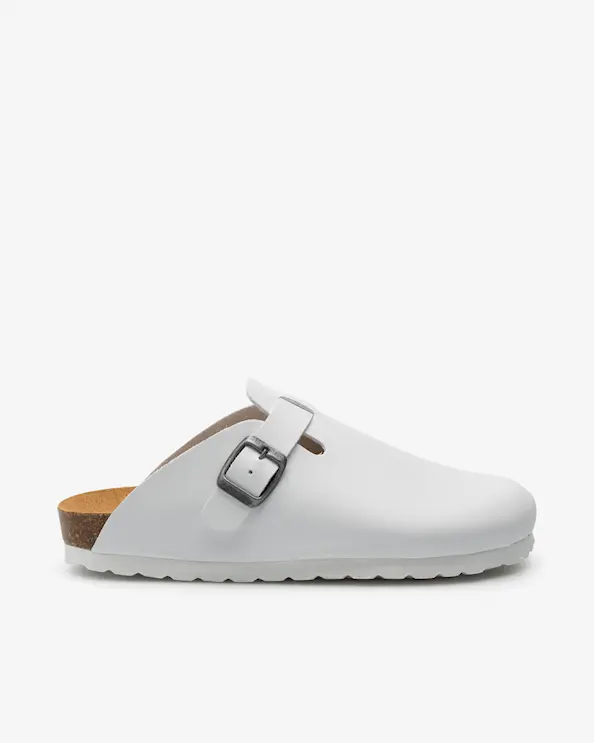 Beez Céleste Soft Arbetssandal Vit