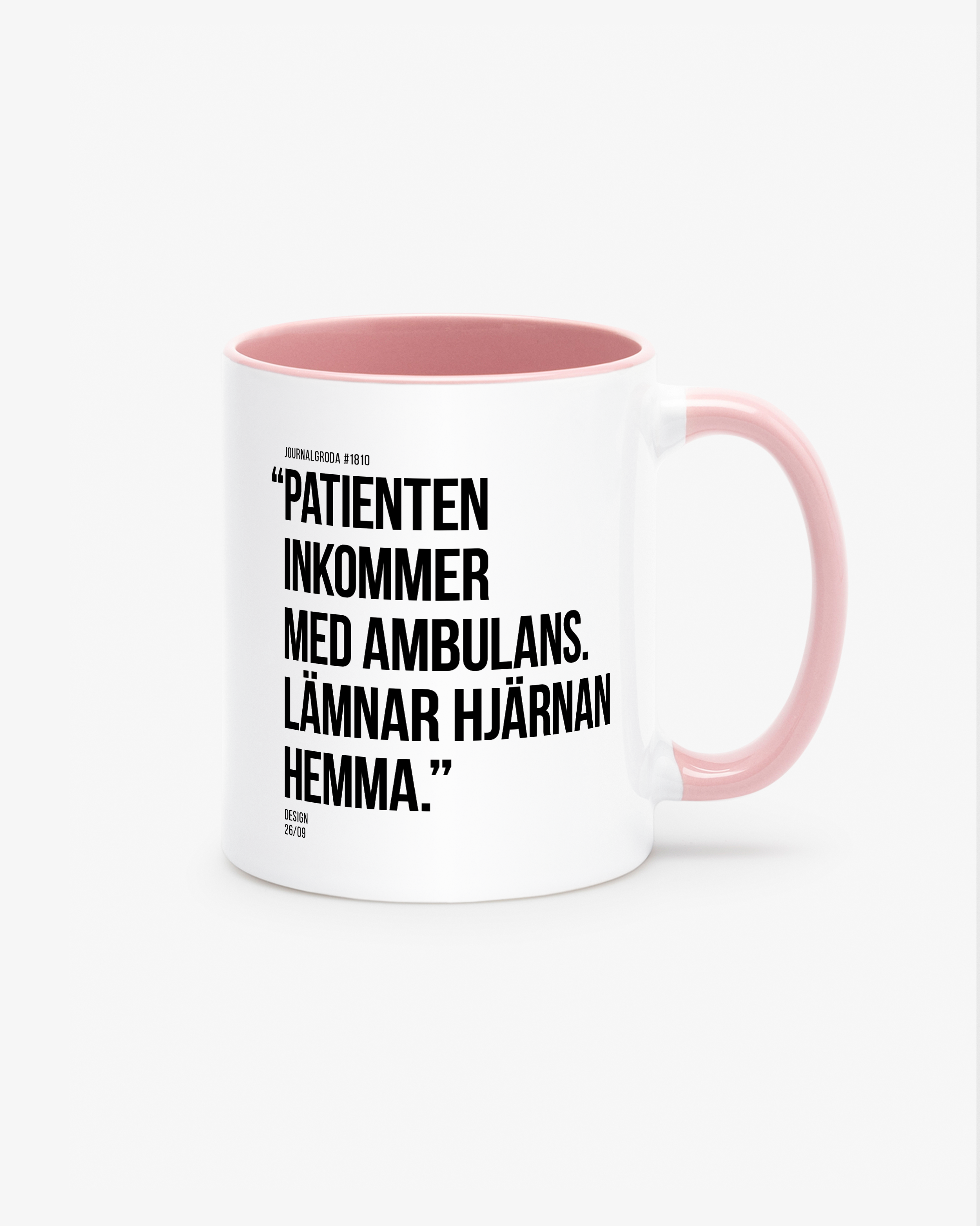 Journalgrodor Mugg #3 Rosa