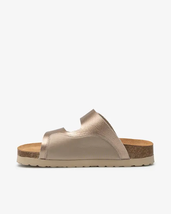 Embla 2526 Damesandal Ergoflex Champagne/Metallic