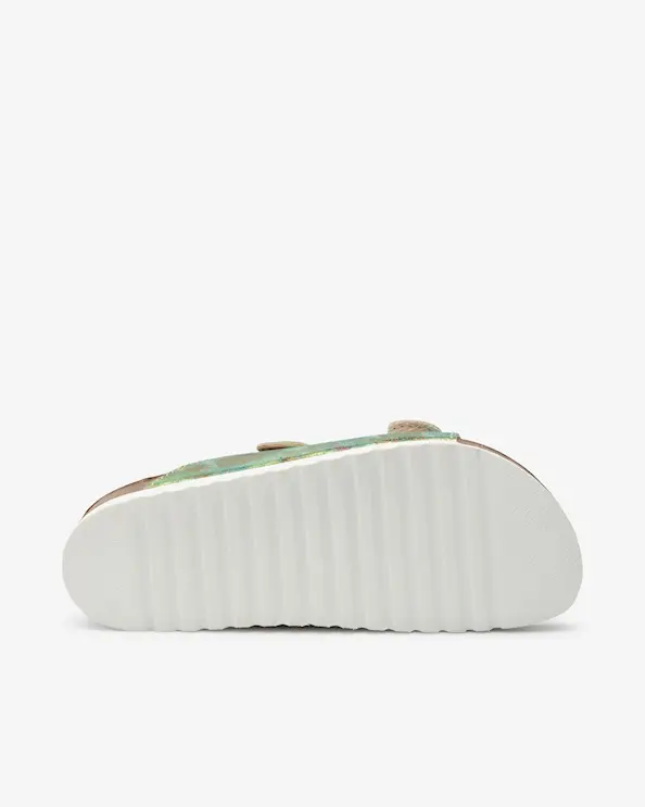 Embla 2736 Airbed Sandal Grön Metallic