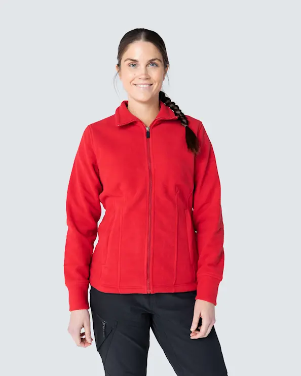 South West Regina Fleecetakki Punainen Naiset