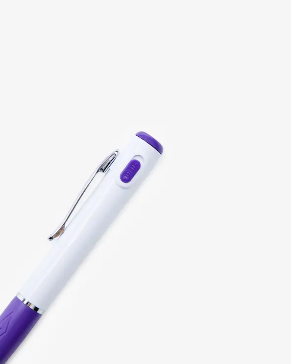 Pen med Lampe Lilla