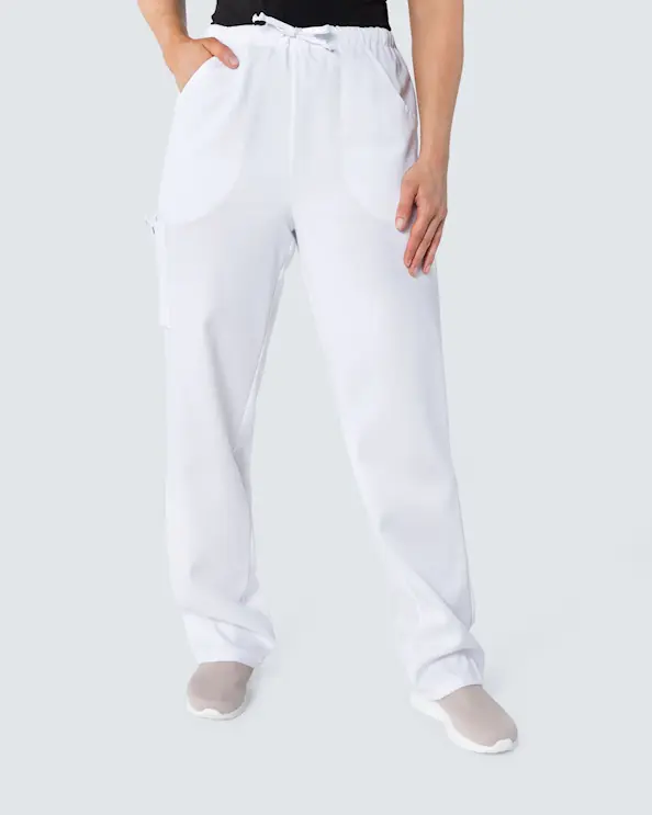 Nybo Charisma Premium Vit Byxa Tencel Unisex