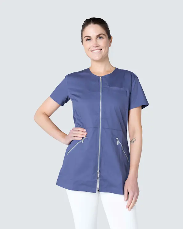 WAW Leah Zip Top Blue