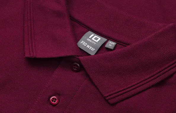 PRO Wear piké med lommer til herrer Burgundy