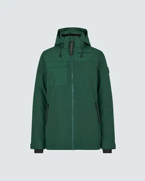 ID Identity Vinterjakke med hætte til kvinder Mørkegrå