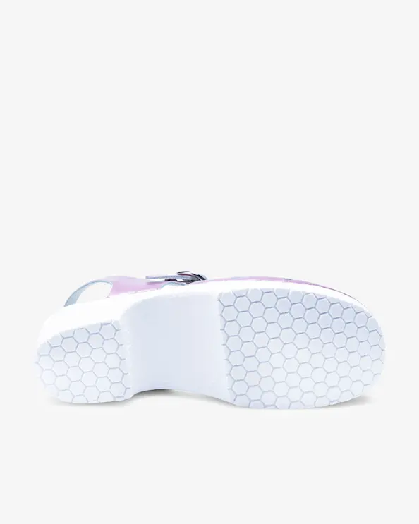 Beez Très Chic Roosa Metallic Työkengät