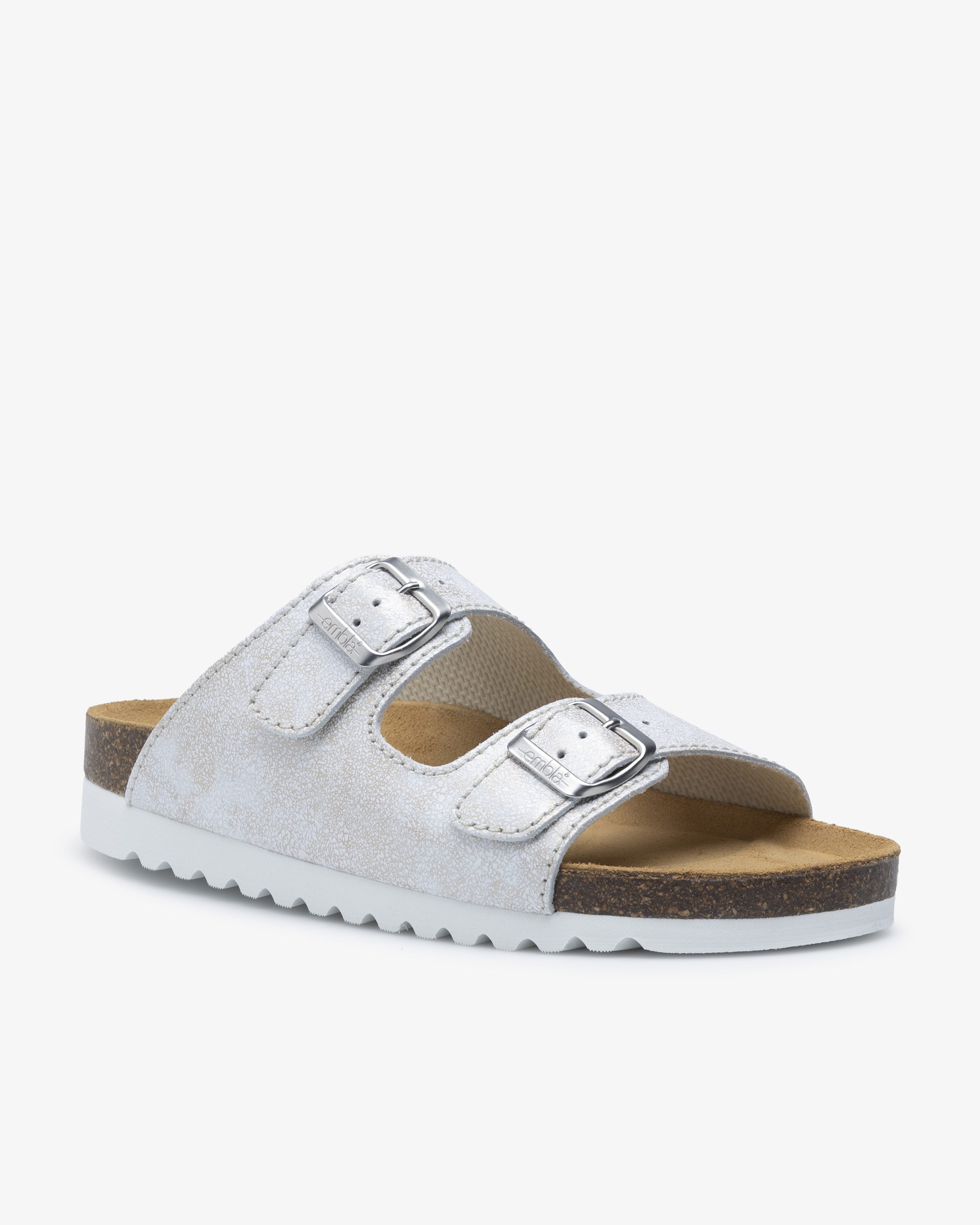 Embla 2736 Naisten sandaalit Airbed samppanja/metallinen