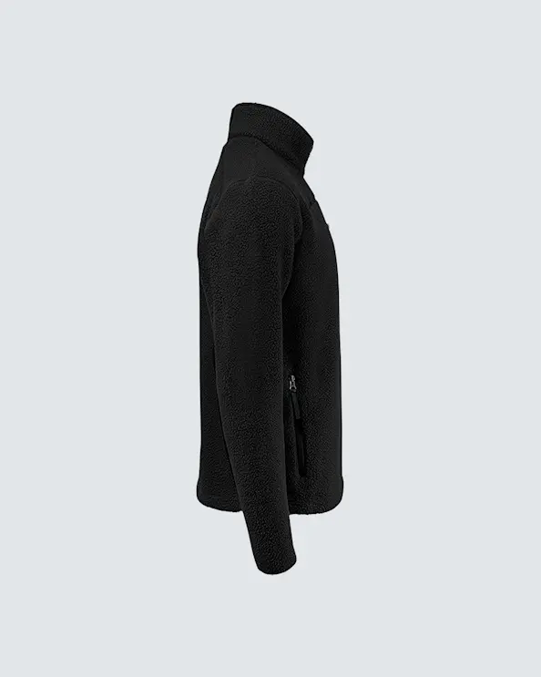 Texstar Pile Fleece Jacka Herr Svart